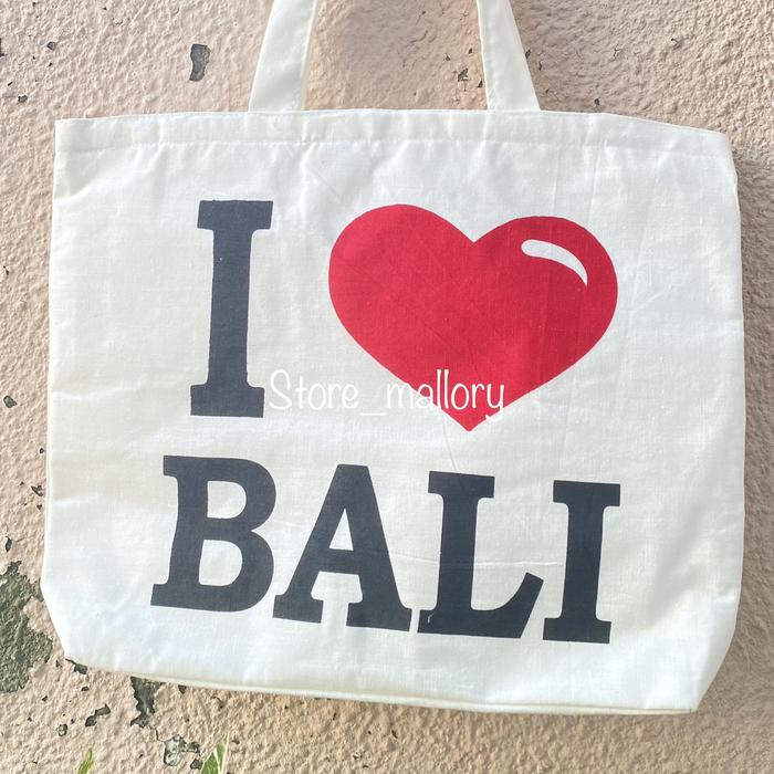 Gambar Tote Bag Kanvas Bali Mama - I Love Bali dari Store Mallory undefined Tokopedia