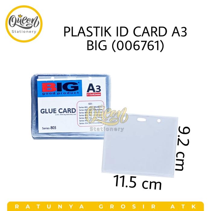Gambar 1 PAK (20 LEMBAR) PLASTIK ID CARD A3-B3 BIG / MIKA ID CARD / ID CARD - A3 dari queen.stationery undefined Tokopedia