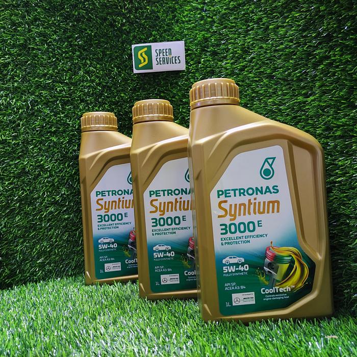 Gambar PETRONAS SYNTIUM 3000 E 5W40 API SP 3 LITER dari speedservices undefined Tokopedia