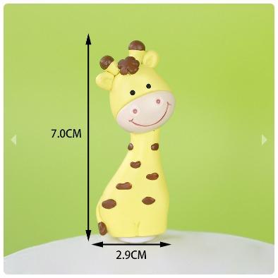 Gambar Topper Kue Tema Zoo, Topper Hewan, Dekorasi Kue Hewan dan Pohon Zoo - jerapah dari Kalaneys Shop undefined Tokopedia