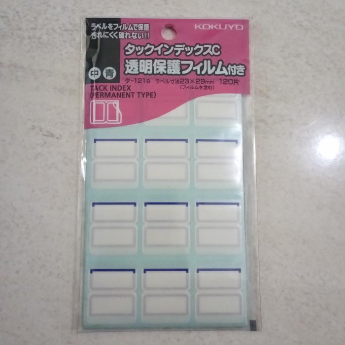 Gambar Tack Index T-121 - Biru dari Uni Kokuyo Indonesia undefined Tokopedia