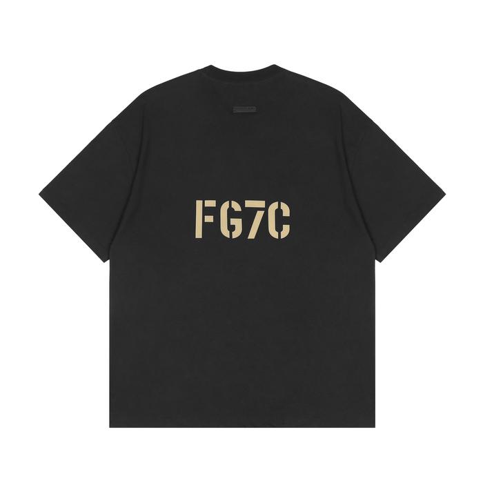 Gambar FOG Back Logo FG7C Oversized Tshirt Baju Kaos Fear of God Unisex - Black, S dari Milisto undefined Tokopedia