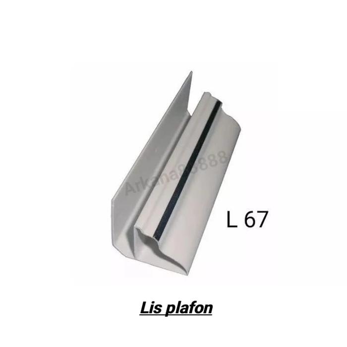 Gambar lis plafon pvc / list plafon - 67, 1 meter dari arkana88888 undefined Tokopedia