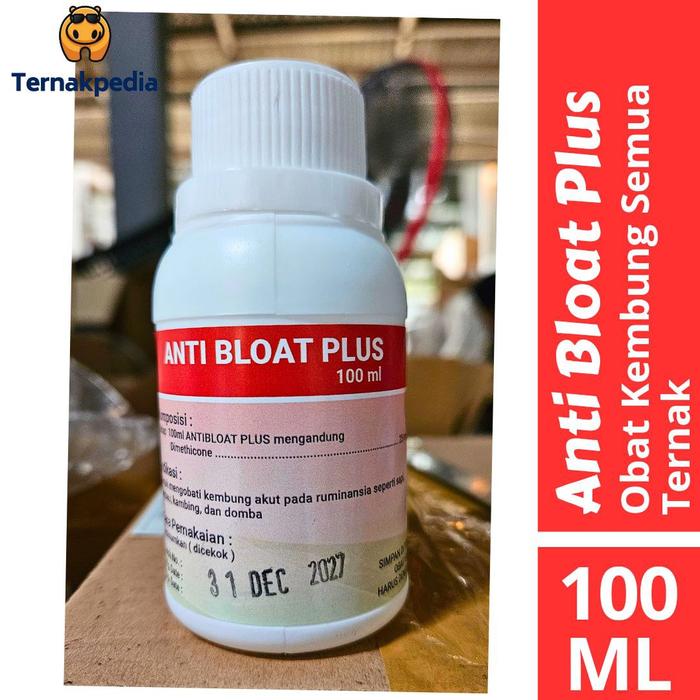 Gambar Anti Bloat Plus 100 ml - Obat Kembung Ternak  - Mirip Tympanol dari Sri Tani Global undefined Tokopedia