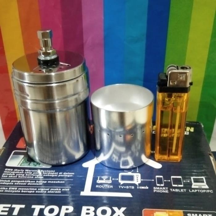 Gambar kompor kemah 3 in 1 multi fungsi bisa untuk asbak - 4.7cm+lampu dari nen12345 undefined Tokopedia