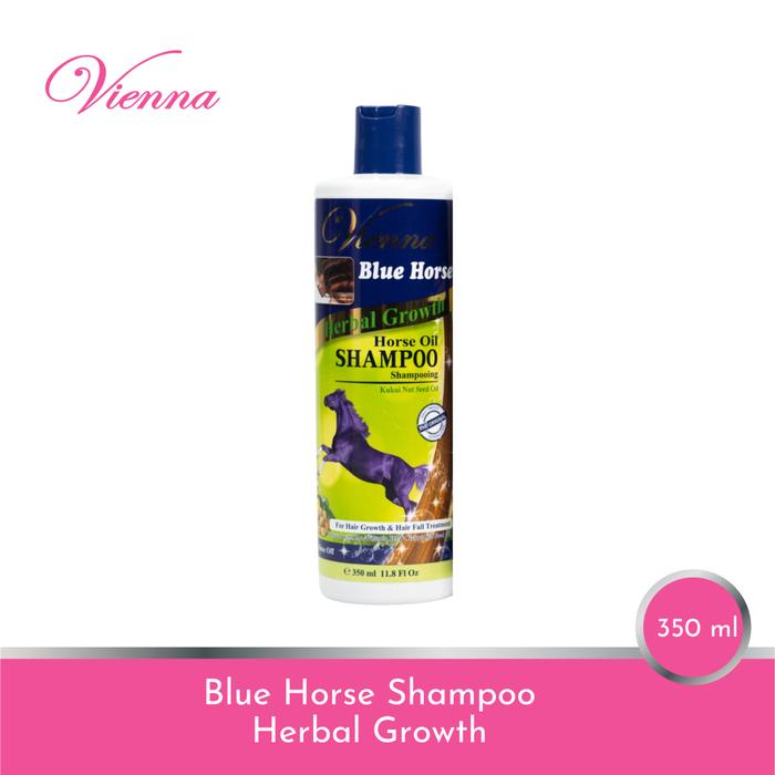 Gambar VIENNA Blue Horse Shampoo Herbal Growth | 2in1 + Conditioner - 350ml - VIENNA Shmp dari madame fany undefined Tokopedia