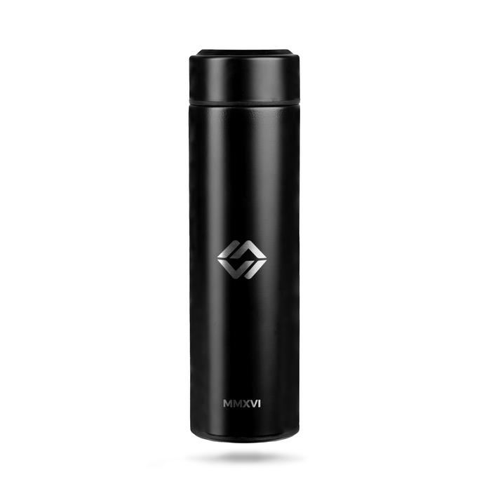Gambar Botol Minum Stainless Steel Tumbler Hitam Thermos Bottle 500 ml - TUMBLER 02 dari HEYLOOK PROJECT undefined Tokopedia