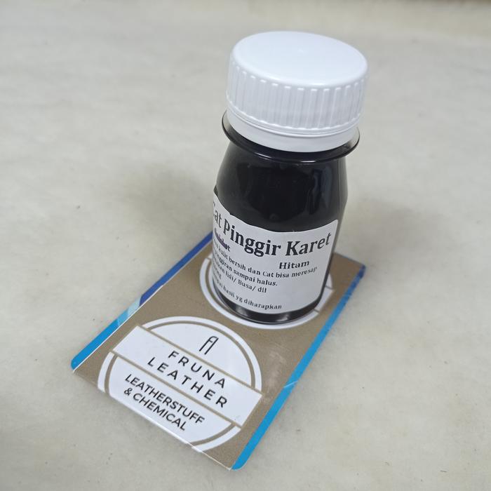 Gambar Cat Pinggir Kulit Leather Edge Paint Karet Doff Matt Dop - Hitam dari Fruna Leather undefined Tokopedia