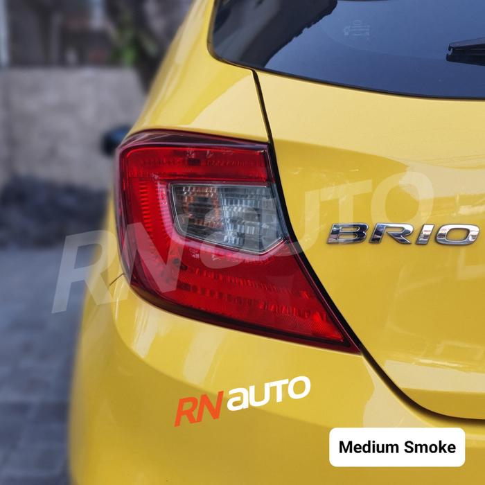 Gambar Stiker Smoke Lampu Belakang Tail Light Aksesoris Brio Gen 2 2018 - UP - Medium Smoke dari RNauto undefined Tokopedia