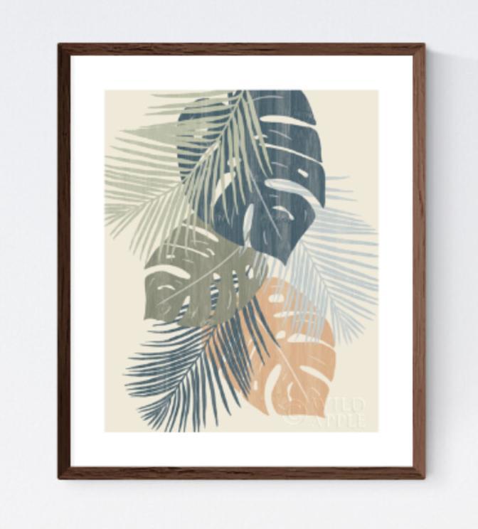 Gambar ! FRAMED WALL DECOR ART PRINTS / LUKISAN MODERN GAMBAR DAUN - MONSTERA - 33X39 dari BAKOEL_WALLPAPER undefined Tokopedia