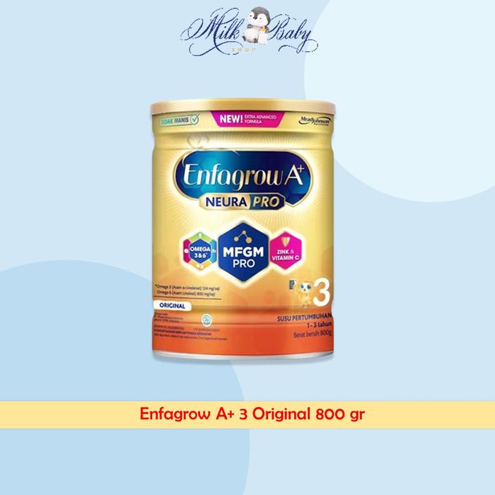 Gambar Enfagrow A+ 3 Susu Formula Original 800g dari milkbabyonline undefined Tokopedia
