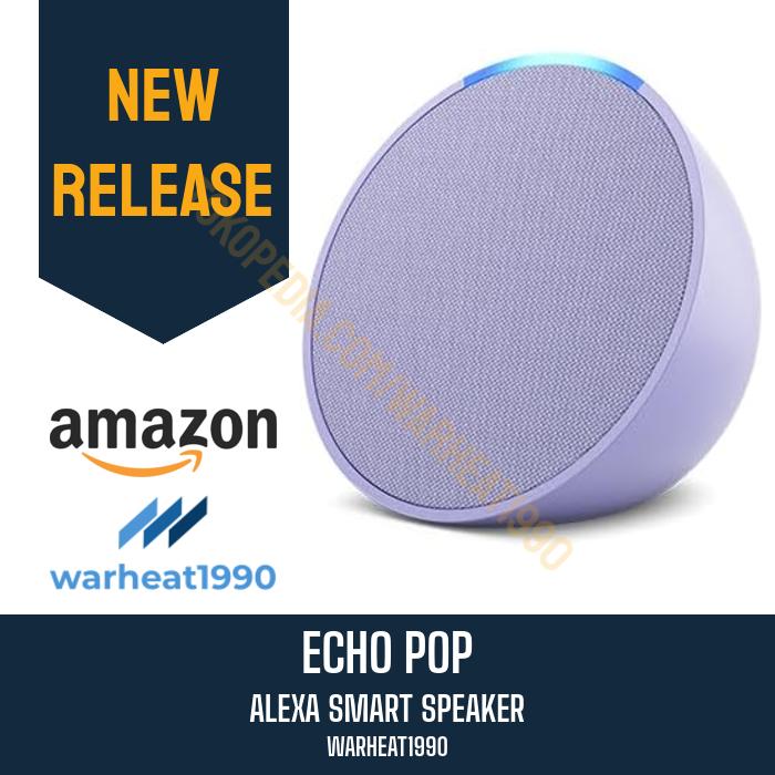Gambar Amazon Echo Pop Alexa Compact Smart Speaker ORIGINAL - Lavender Bloom dari warheat1990 undefined Tokopedia