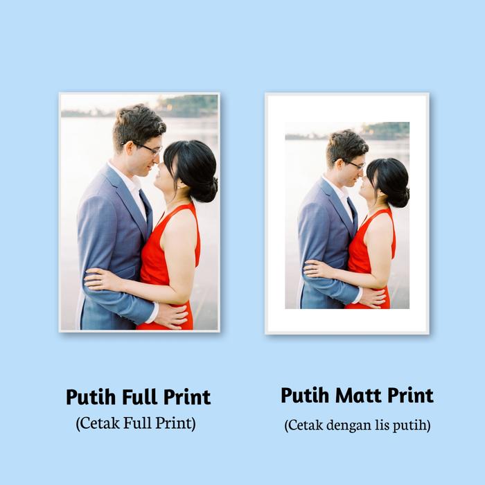 Gambar [4 PCS] Cetak foto blok 10R | Custom foto dinding 20x25 cm - Putih, 2 pcs dari Cetakinc Photo undefined Tokopedia