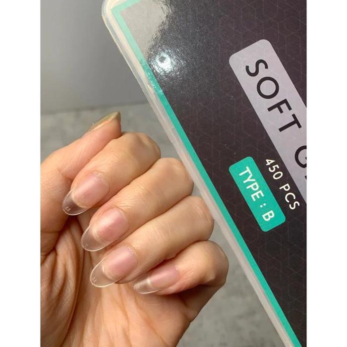 Gambar Bnd nail soft gel tip extension 460pcs kuku palsu tipis lentur b&d - type B dari Lilivalley undefined Tokopedia