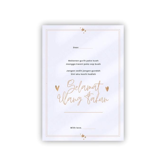 Gambar TERATU BEAUTY Gift Card - Ulang Tahun dari Teratu Beauty undefined Tokopedia