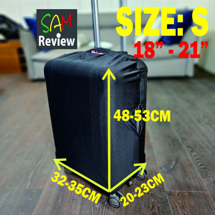 Gambar Mr Speed Sarung Koper Premium Tebal Luggage Cover Elastis - HITAM S dari Sam Photography undefined Tokopedia