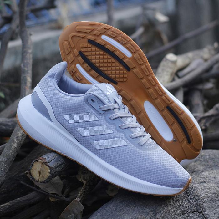 Gambar Sepatu Lari Pria Adidas Original Run Falcon 3.0 Grey Sol Gum - Abu-abu, 39 dari INDOSNEAKERS2 undefined Tokopedia