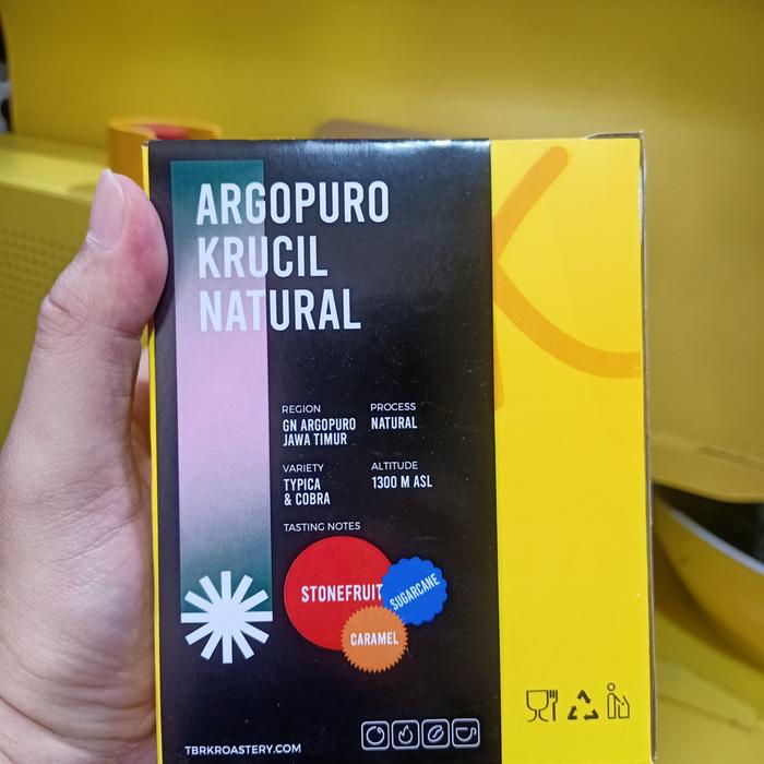 Gambar ARGOPURO KRUCIL | Natural 200 gram Kopi khas Jawa Timur - Biji Utuh dari TBRK Roastery Surabaya undefined Tokopedia