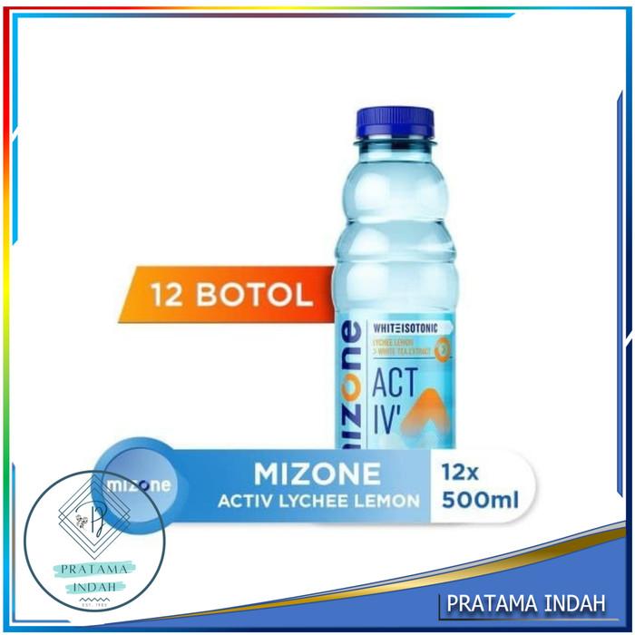 Gambar MIZONE ACTIVE MINUMAN ISOTONIC LYCHEE LEMON 500Ml 1 KARDUS ISI 12 BTL dari Pratama Indah undefined Tokopedia