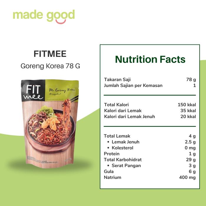 Gambar Fitmee Mie Shirataki - Konnyaku Sehat Instan Halal - Rendah Kalori - Goreng Korea dari Madegood Market undefined Tokopedia
