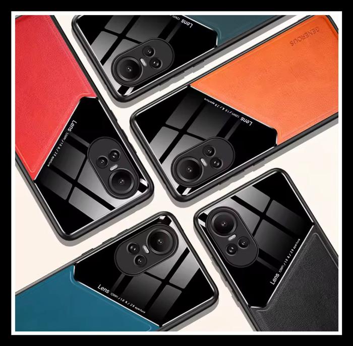 Gambar Oppo Reno 10 5G Reno10 Pro Pro+ Plus Generous Leather Hard Case Casing - RENO 10 5G, HITAM. dari Best Accesories Hp undefined Tokopedia