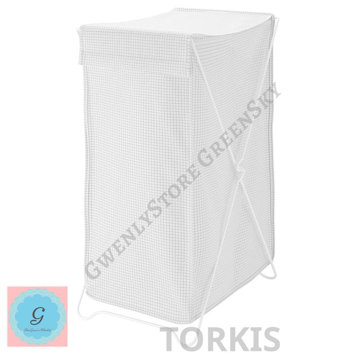 Gambar Tempat keranjang cucian pakaian baju kotor lipat foldable laundry bag - 90L dari ThisGwens undefined Tokopedia