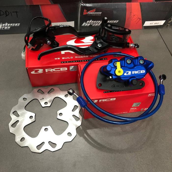 Gambar Paketan Master Rem RCB E2 14mm+Selang 90cm+Disc/Piringan+Kaliper Vario - DISC RCB dari NewstarShopp undefined Tokopedia