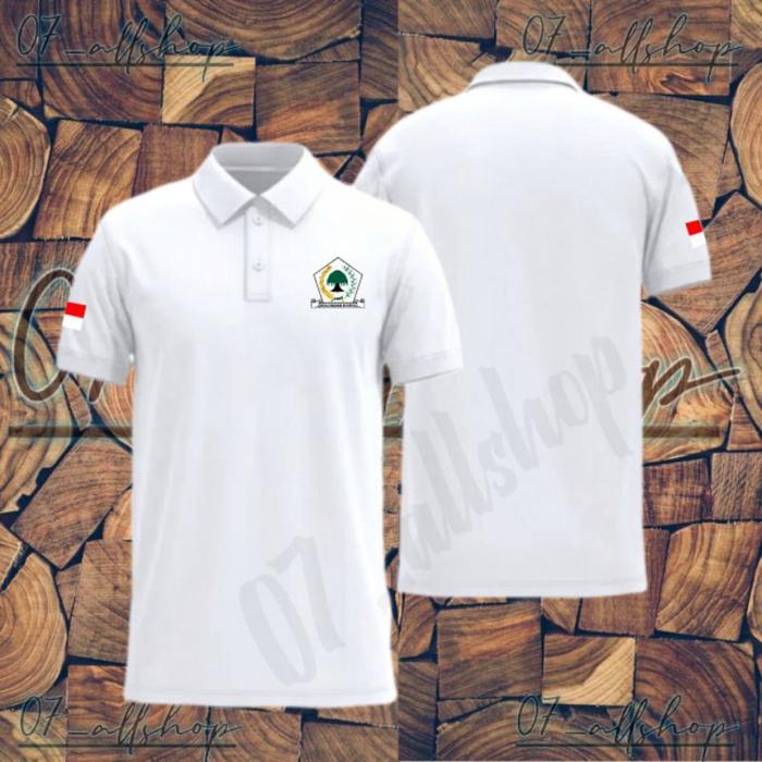 Gambar Polo Shirt Tshirt Baju Kerah Distro PARTAI GOLKAR GOLONGAN KARYA no.01 - Putih, Size Anak M-XL dari 07_Desain undefined Tokopedia