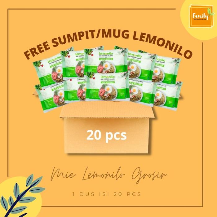 Gambar READY STOCK Mie t Sehat Lemonilo Dus Isi 20 - Goreng dari wasiskhamalastore undefined Tokopedia