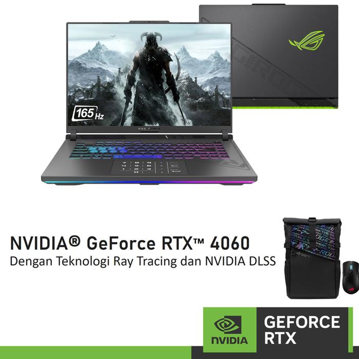 Gambar ASUS ROG STRIX G814JV GeForce RTX 4060 - I7 13650HX 16GB 512SSD OHS - TANPA ANTIGORES, 16GBDDR5 dari NVIDIA GeForce Laptop undefined Tokopedia