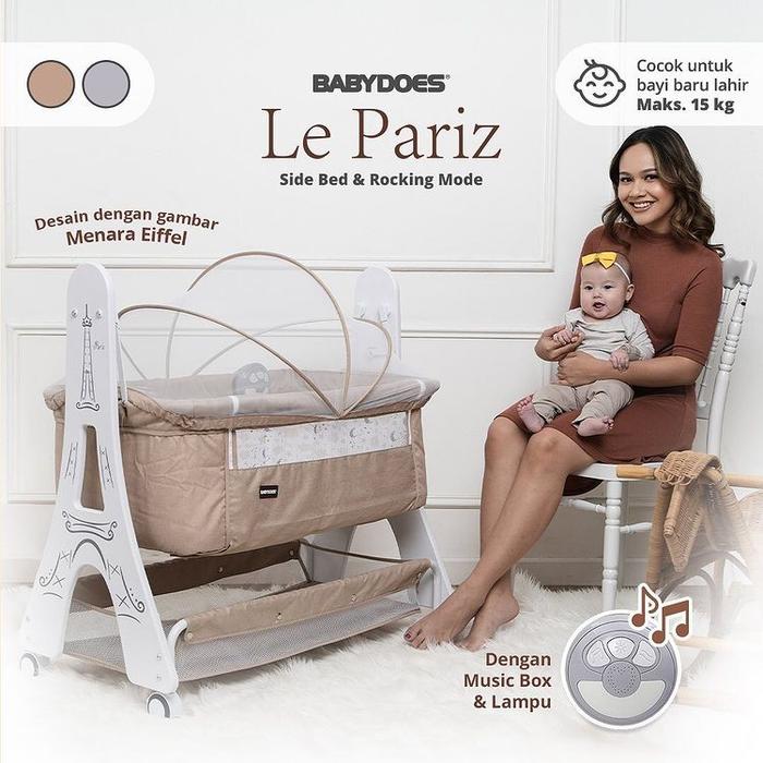 Jual Box Bayi SideBed Babydoes Jiraff - Le Pariz Beige, Garansi 6 Bln ...