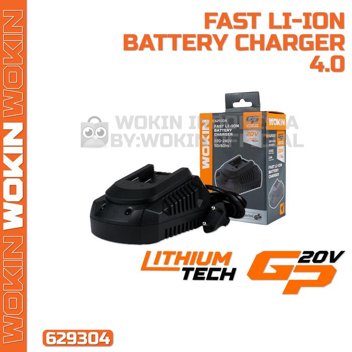 Gambar Fast Li-Ion Battery Pack / Charger Baterai 2.4A Wokin - 120W(4.0A) dari Wokin Indonesia undefined Tokopedia