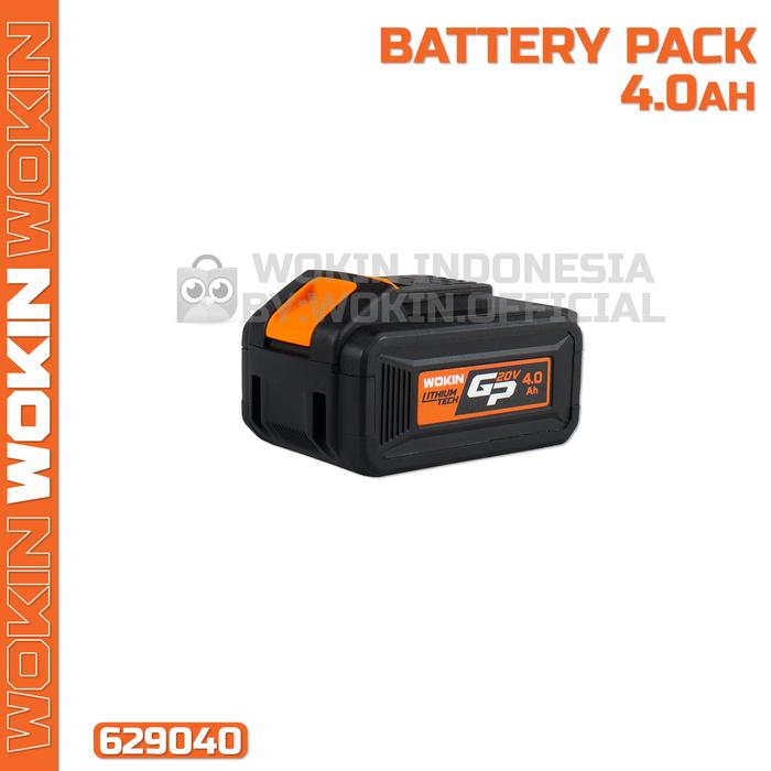 Gambar Li-ion Battery Pack / Baterai Cordless Wokin - 4.0Ah dari Wokin Indonesia undefined Tokopedia