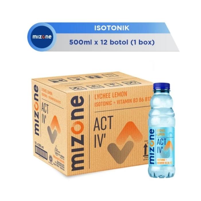 Gambar Mizone Isotonik Activ Lychee Lemon 500 ml 1 Dus dari Dapur Shanaya undefined Tokopedia