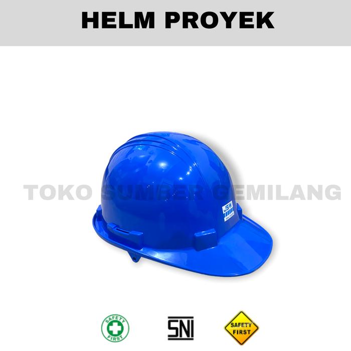 Gambar Helm Proyek SNI / Helm Proyek Biru / Helm Proyek / Safety Helmet dari Toko Sumber Gemilang official undefined Tokopedia