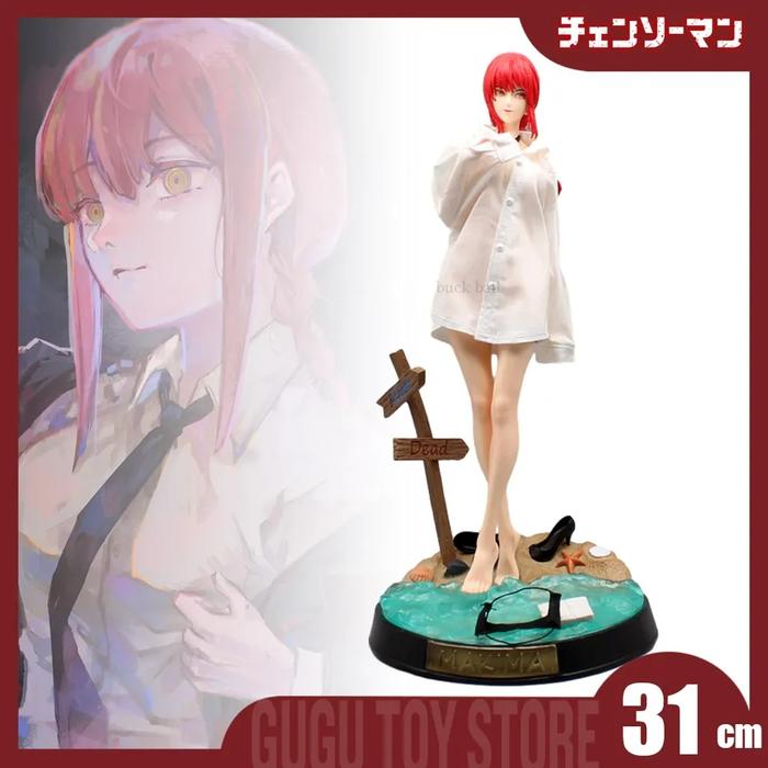 Gambar Action Figure Chainsaw Men Makima Kemeja Putih dari Marcelibonk Oshop undefined Tokopedia