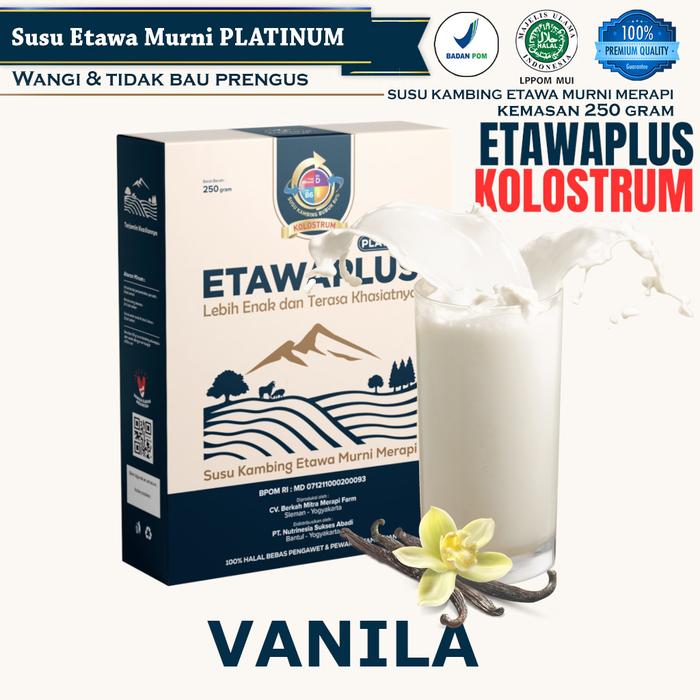 Gambar Etawaplus Platinum / Susu Kambing Etawa Murni Merapi / 500gram 2 Box - Vanila dari asmor.shop undefined Tokopedia
