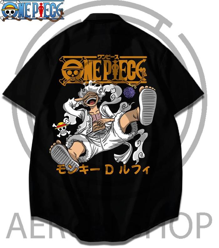 Gambar KEMEJA HIP HOP RETRO MUSIM PANAS LENGAN PENDEK MOTIF LUFFY GEAR - Luffy Gear 1, M dari Aeronshop88 undefined Tokopedia