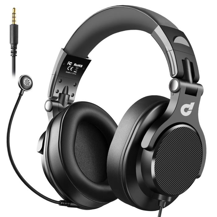 Gambar dbE DJ80 Foldable DJ Headphone with Detachable Microphone Headset - Hitam dari Starcomp Solo undefined Tokopedia