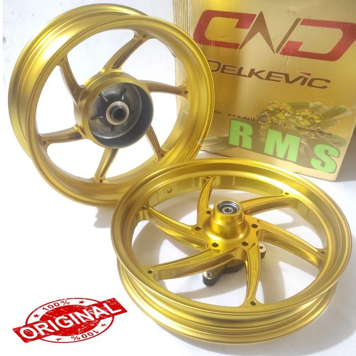 Gambar NEW Velg Delkevic Six Star All new Yamaha Aerox 155 - Kuning dari RMS-88 undefined Tokopedia