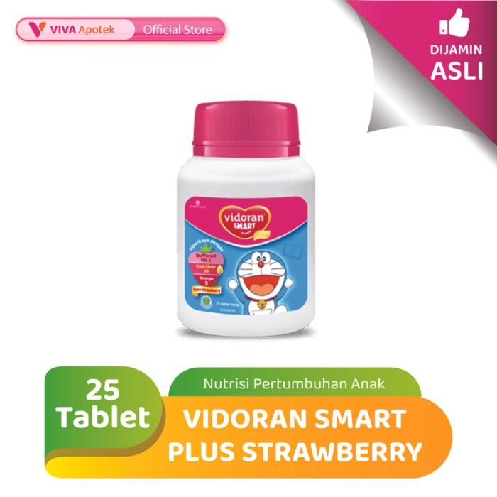 Gambar Vidoran Smart Plus Strawberry Nutrisi Pertumbuhan Anak (25 Tablet) dari VIVA APOTEK undefined Tokopedia