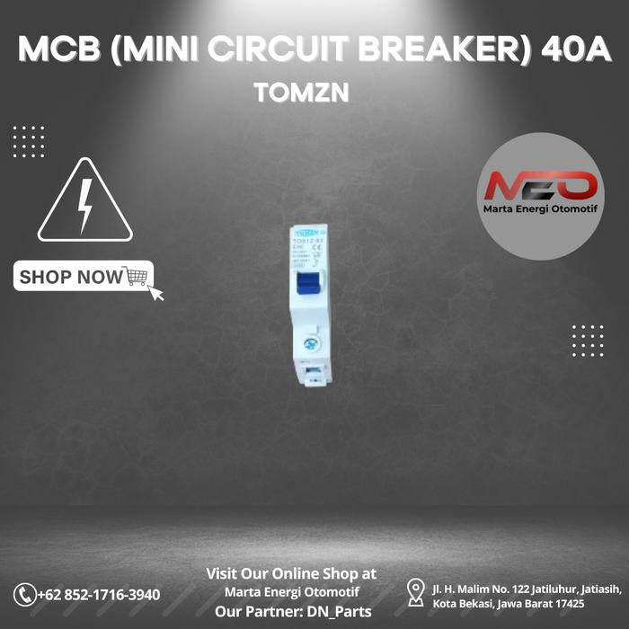 Gambar MCB 40A 150A 200A CHCYZO TOMZN 40 150 200 Ampere Mini Circuit Breaker - 40A dari Marta Energi Otomotif undefined Tokopedia