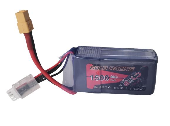 Gambar Baterai Lipo 3S 11.1v lipo battery 1500mAh 60c RC car Pesawat Drone - XT60 dari My Aladin undefined Tokopedia