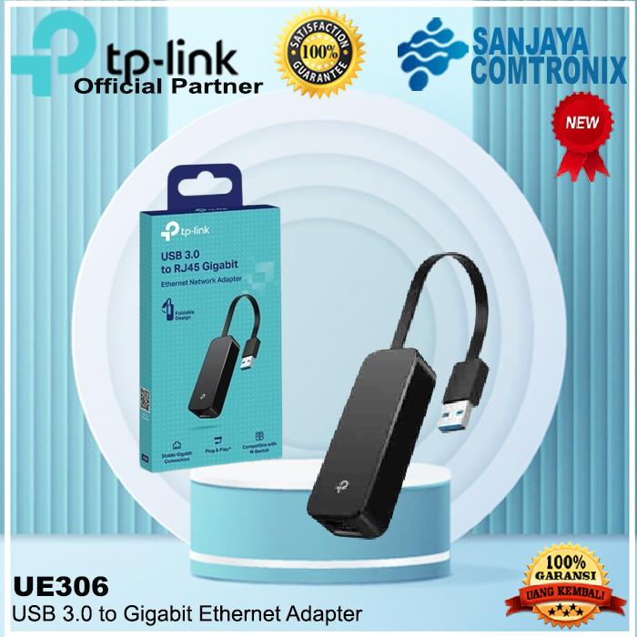 Gambar TP-Link UE306 USB 3.0 to Gigabit Ethernet Network Adapter - UE306 dari SANJAYA COMTRONIX undefined Tokopedia