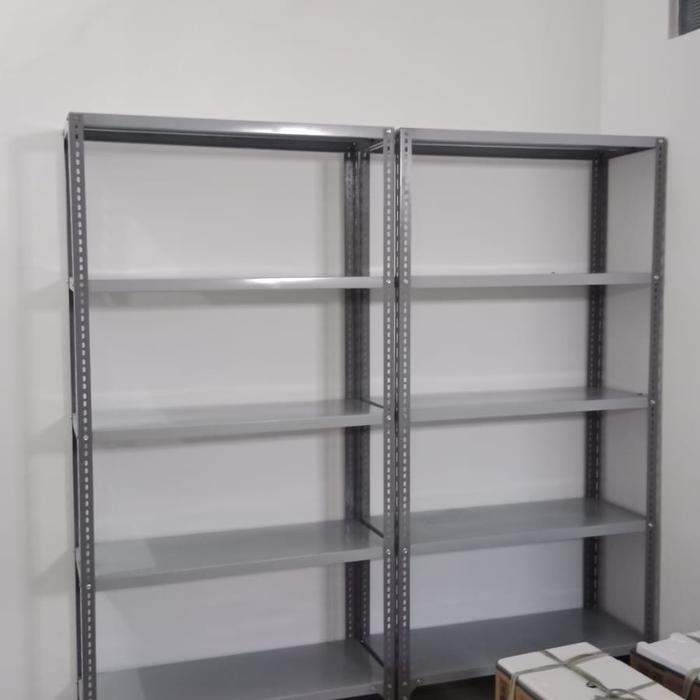 Jual rak besi siku bisa bongkar pasang P 100 L 40 T 200 susun 5 ...