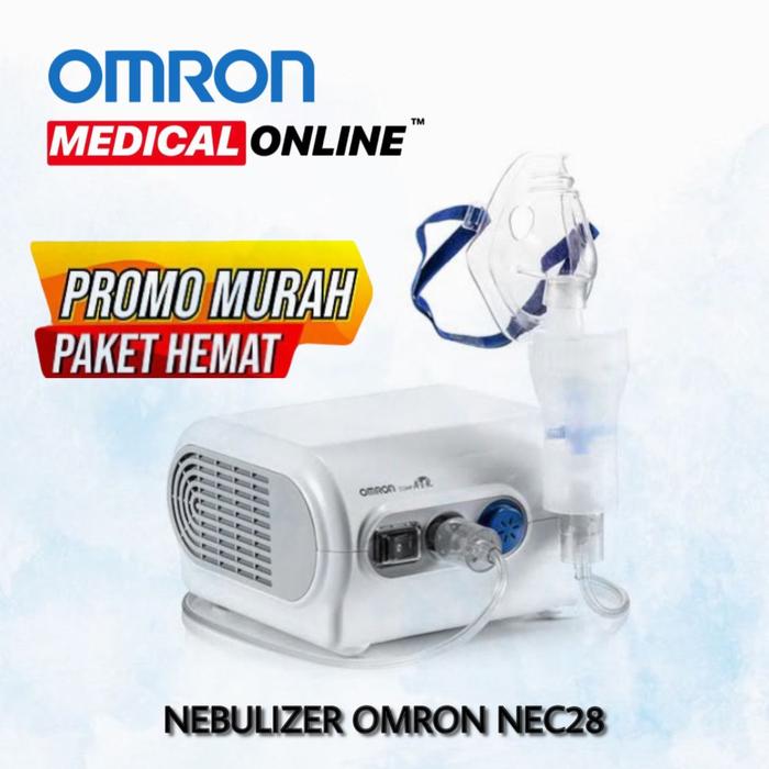 Gambar NEBULIZER OMRON NEC-28 ALAT TERAPI UAP BANTU PERNAFASAN MEDICAL ONLINE - OMRON NEC28 dari MEDICAL ONLINE_NEW undefined Tokopedia