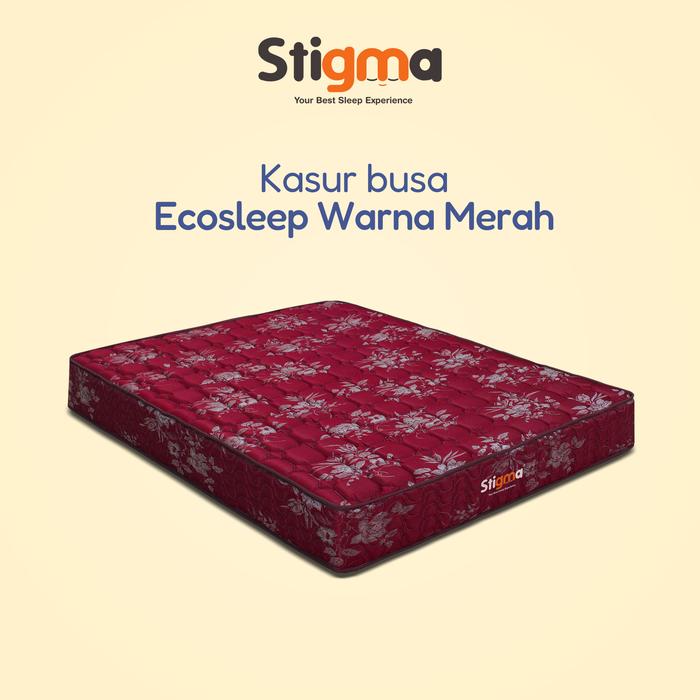 Gambar Stigma Kasur Busa Ecosleep Mattress 25cm - Stigma Kasur Busa - Merah, 90 x 200 dari Stigma Bed Official undefined Tokopedia