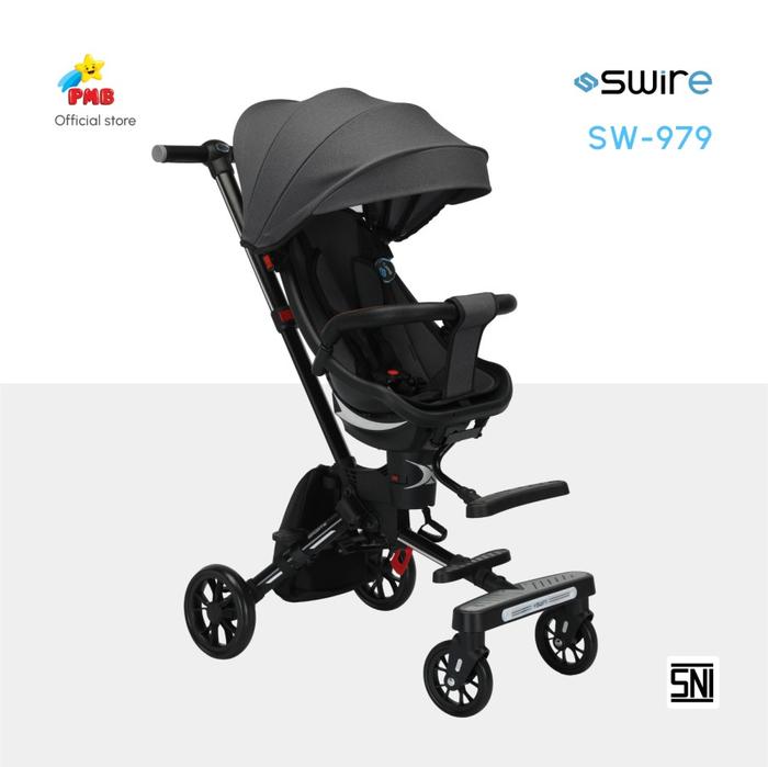 Jual BABY STROLLER MAGIC MICRO TRIKE SWIRE SW979 RECLINE BISA
