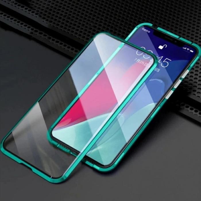 Gambar Magnetik Double Glass Case Samsung Galaxy Note 9 Note9 Full Cover - Hijau dari A n A Store_NEW undefined Tokopedia