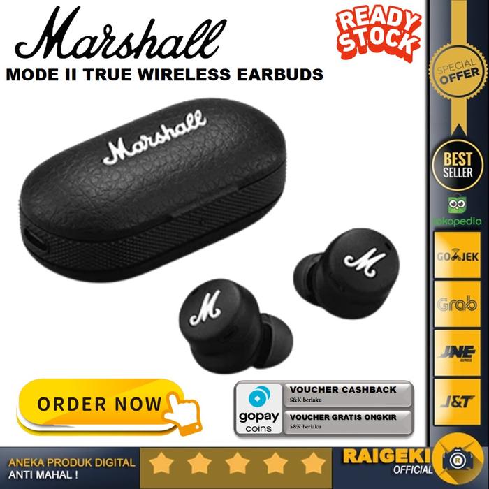 Gambar Marshall Mode II True Wireless In-ear Headphone - Black dari Raigeki official shop undefined Tokopedia